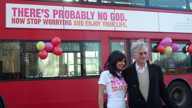 Richard Dawkins med ung flicka